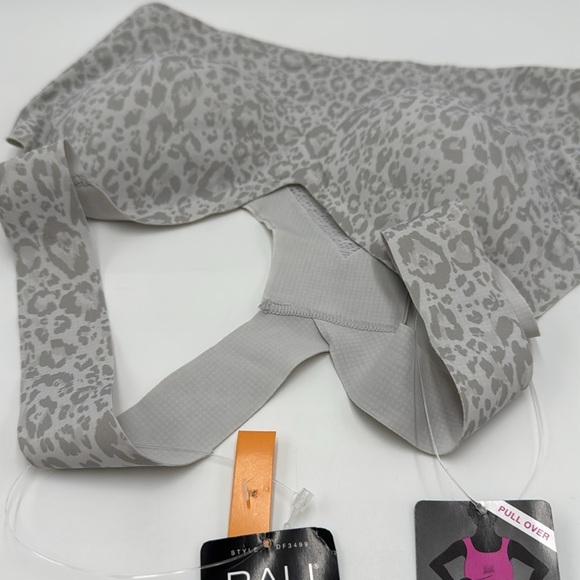 NWT Bali Comfort Revolution Easylite Racerback Bra – Size S, Grey Leopard Print - Picture 8 of 10